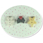 Christmas Gift Cones Button Pack